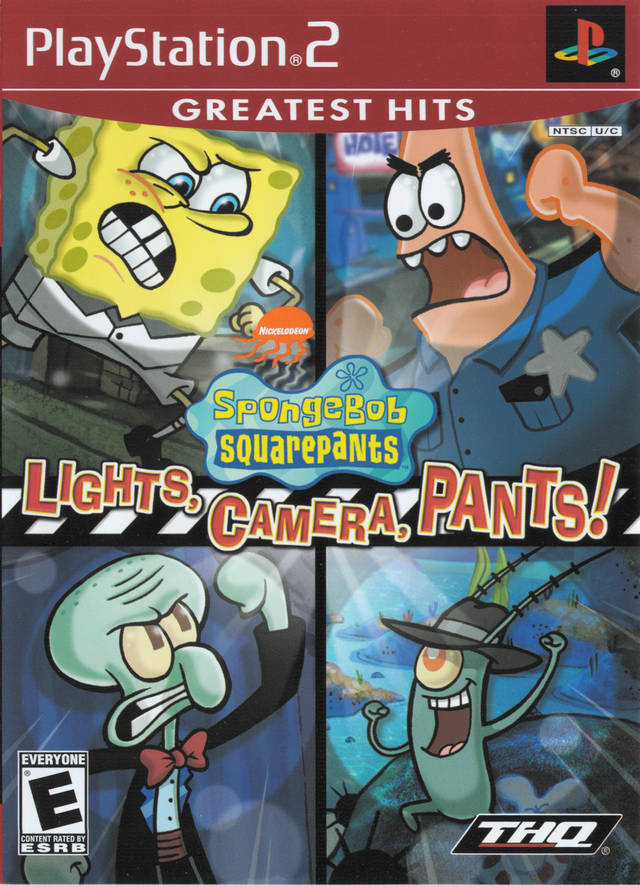 Bob Esponja Pantalones Cuadrados Luces Cámara Pantalones (Grandes Exitos) (Playstation 2)