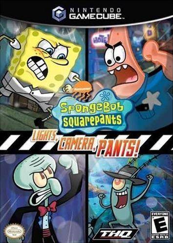 J2Games.com | SpongeBob SquarePants Lights Camera Pants (Gamecube) (Pre-Played - Game Only).