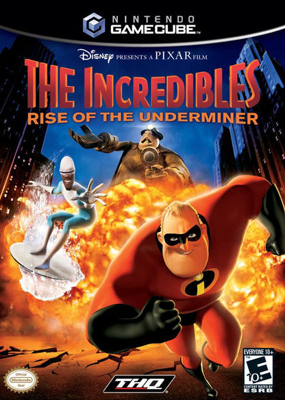 J2Games.com | The Incredibles Rise of the Underminer (Gamecube) (Pre-Played - Complete - Very Good Condition).