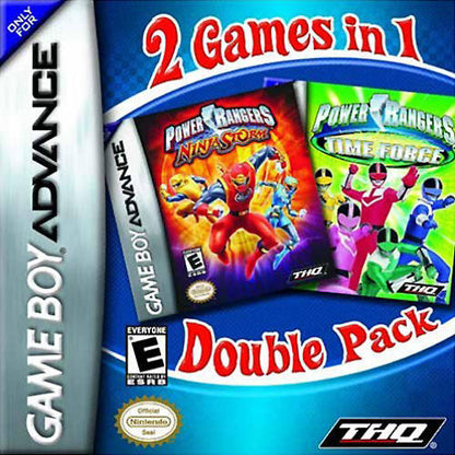 2 Games In 1 Double Pack: Power Rangers: Time Force / Power Rangers: Ninja Storm (Gameboy Advance)