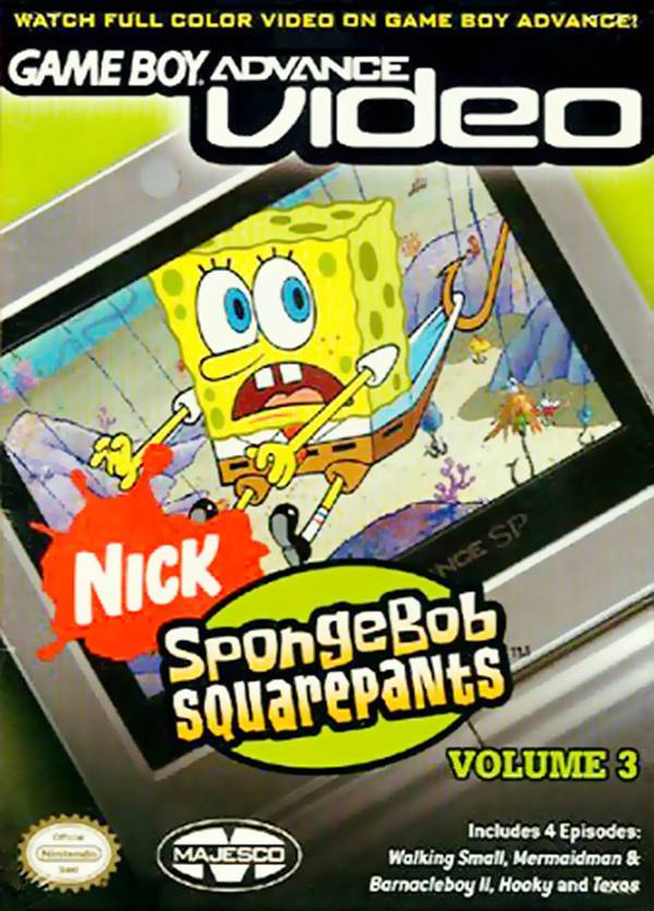 J2Games.com | GBA Video SpongeBob SquarePants Volume 3 (Gameboy Advance) (Pre-Played - Game Only).