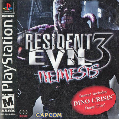 J2Games.com | Resident Evil 3 Nemesis With Dino Crisis Demo (Playstation) (Pre-Played - Game Only).