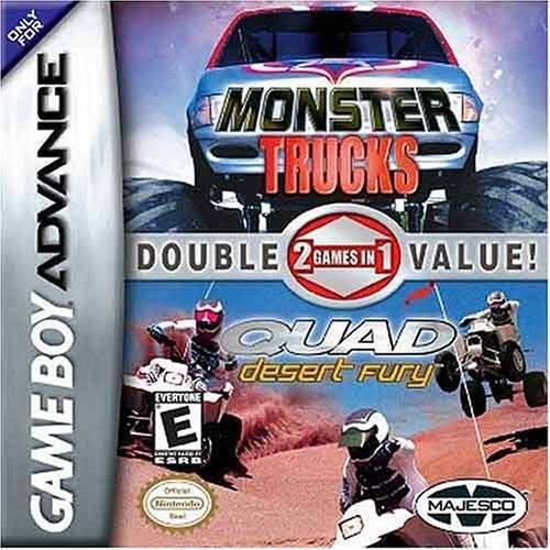 J2Games.com | Monster Trucks Quad Fury Double Pack (Gameboy Advance) (Pre-Played - Game Only).