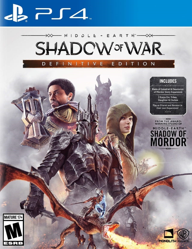 Edición definitiva de Shadow of War de la Tierra Media (Playstation 4)
