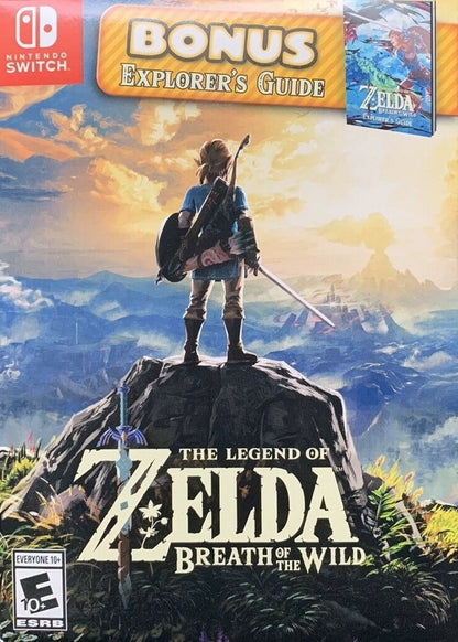 The Legend of Zelda Breath of the Wild con guía de exploración adicional (Nintendo Switch)