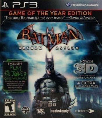 Batman: Arkham Asylum Game Of The Year Edition (Playstation 3)