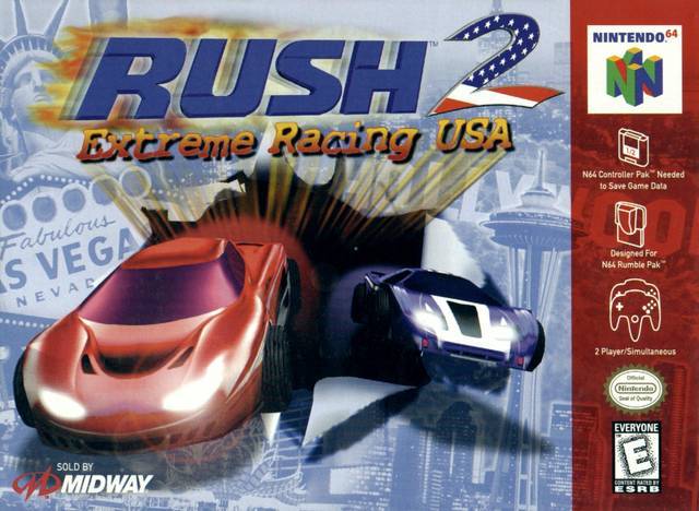 J2Games.com | Rush 2 Extreme Racing USA (Nintendo 64) (Pre-Played - Ugly).