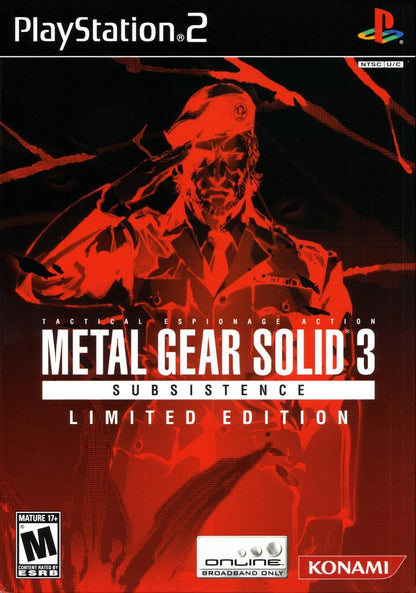Metal Gear Solid 3 Subsistence Edición Limitada (Playstation 2)