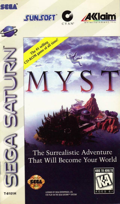 J2Games.com | Myst (Sega Saturn) (Pre-Played - Game Only).