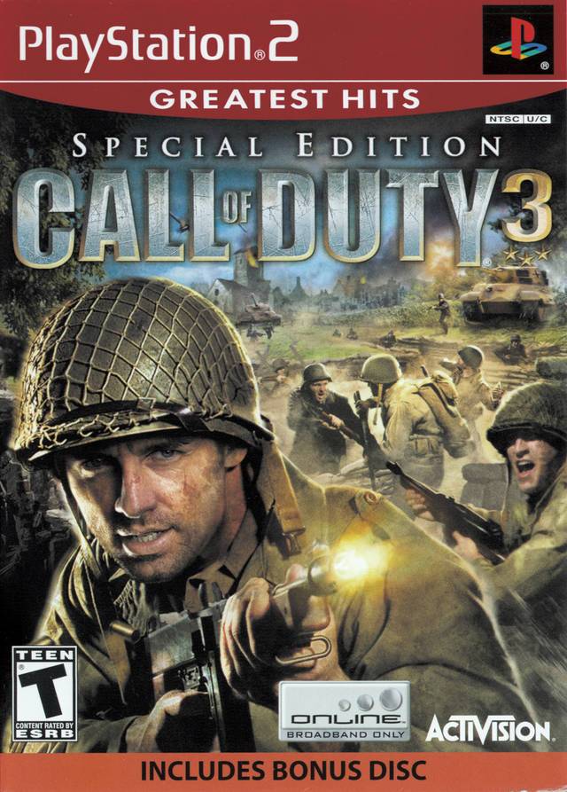 J2Games.com | Call of Duty 3 Special Edition (Greatest Hits) (Playstation 2) (Pre-Played - CIB - Good).