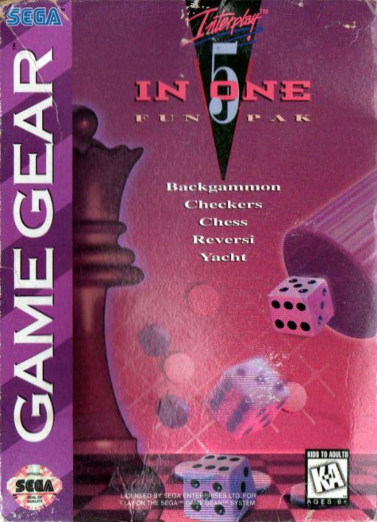 Paquete de diversión 5 en 1 (Sega Game Gear)