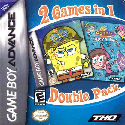 Pack Doble 2 Juegos en 1: Bob Esponja / Padrinos Mágicos (Gameboy Advance)