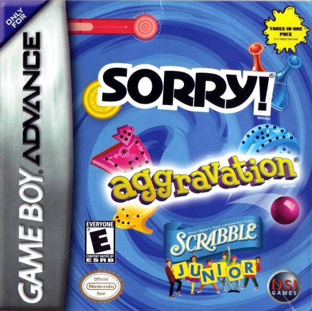 J2Games.com | Aggravation/ Sorry/ Scrabble Jr (Gameboy Advance) (Pre-Played - Game Only).