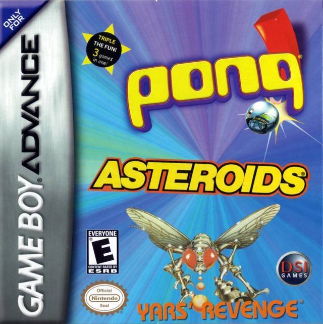 J2Games.com | Asteroids / Pong / Yar's Revenge (Gameboy Advance) (Pre-Played - Game Only).