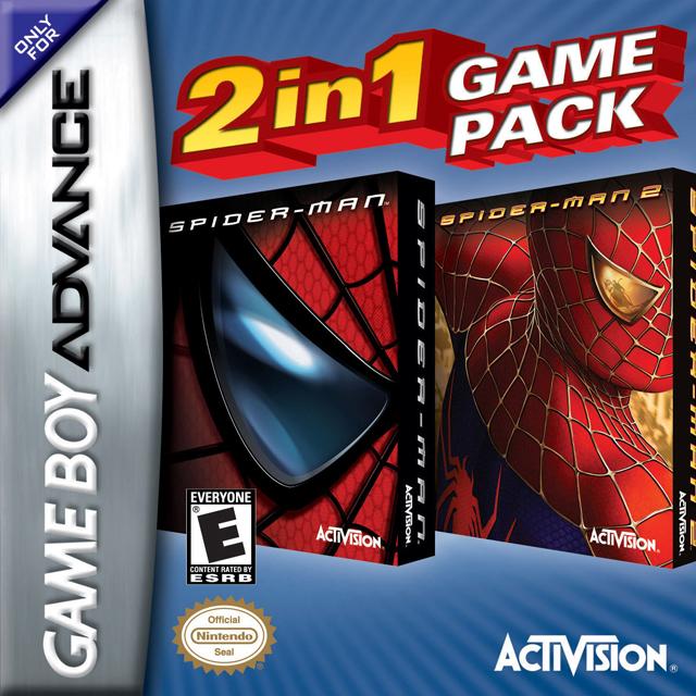 J2Games.com | Spider-man / Spider-man 2 Double Pack (Gameboy Advance) (Pre-Played - Game Only).