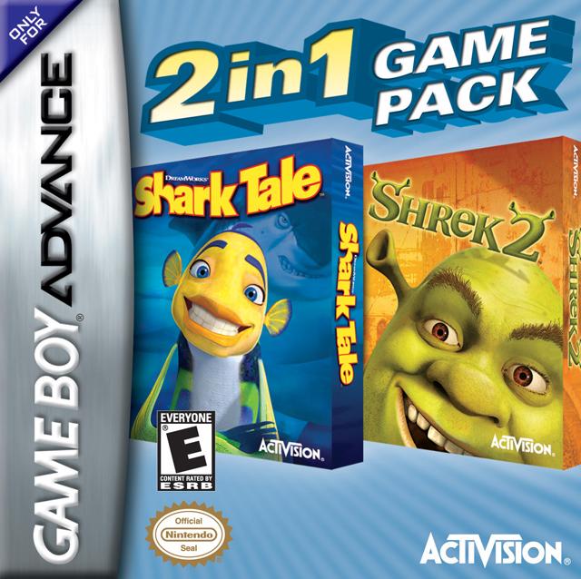 J2Games.com | Shark Tale/Shrek 2 Combo Pack (Gameboy Advance) (Pre-Played - Game Only).