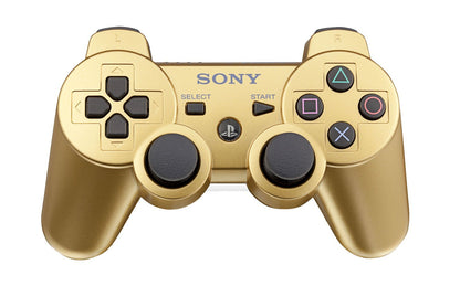 J2Games.com | Dualshock 3 Metallic Gold Wireless Controller (Playstation 3) (Pre-Played - Accessory).