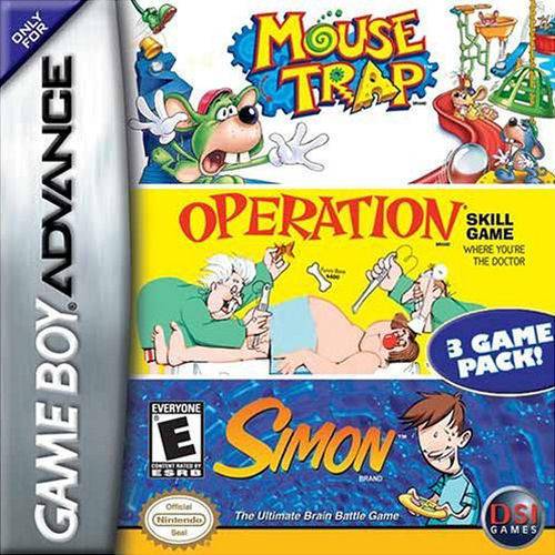 J2Games.com | Mouse Trap/Operation/Simon (Gameboy Advance) (Pre-Played - Game Only).
