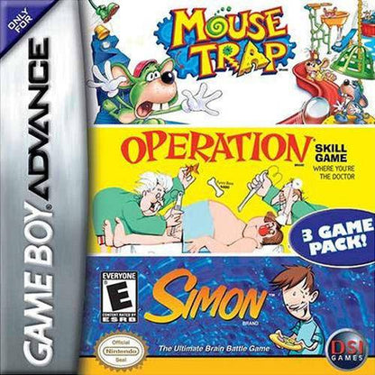 J2Games.com | Mouse Trap/Operation/Simon (Gameboy Advance) (Pre-Played - Game Only).