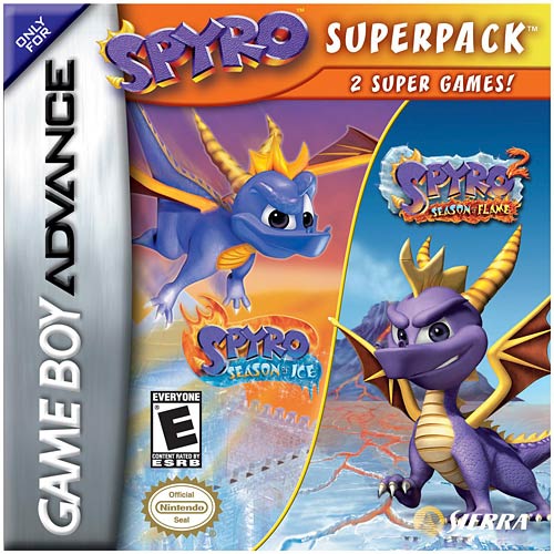 Spyro Superpack: Spyro: Season of Ice / Spyro 2: Season of Flame (Gameboy Advance)
