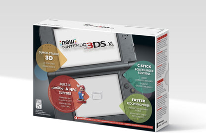 J2Games.com | 3DS XL System New Black Core (Nintendo 3DS) (Brand New).