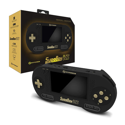 J2Games.com | SupaBoy Black Gold Edition (Super Nintendo) (Brand New).