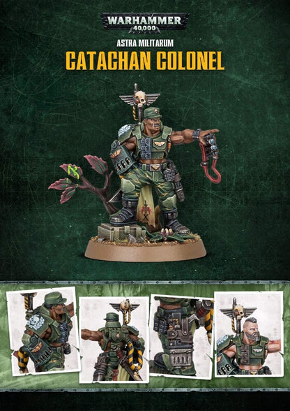 Modelo de aniversario de la tienda Warhammer 40K Catachan Colonel (Warhammer)
