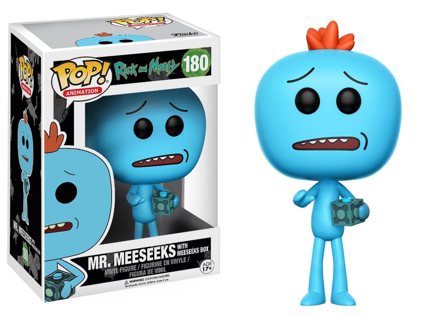 J2Games.com | Pop! Rick and Morty 180: Mr. Meeseeks with Meeseeks Box (B&N Exclusive) (Funko) (Brand New).
