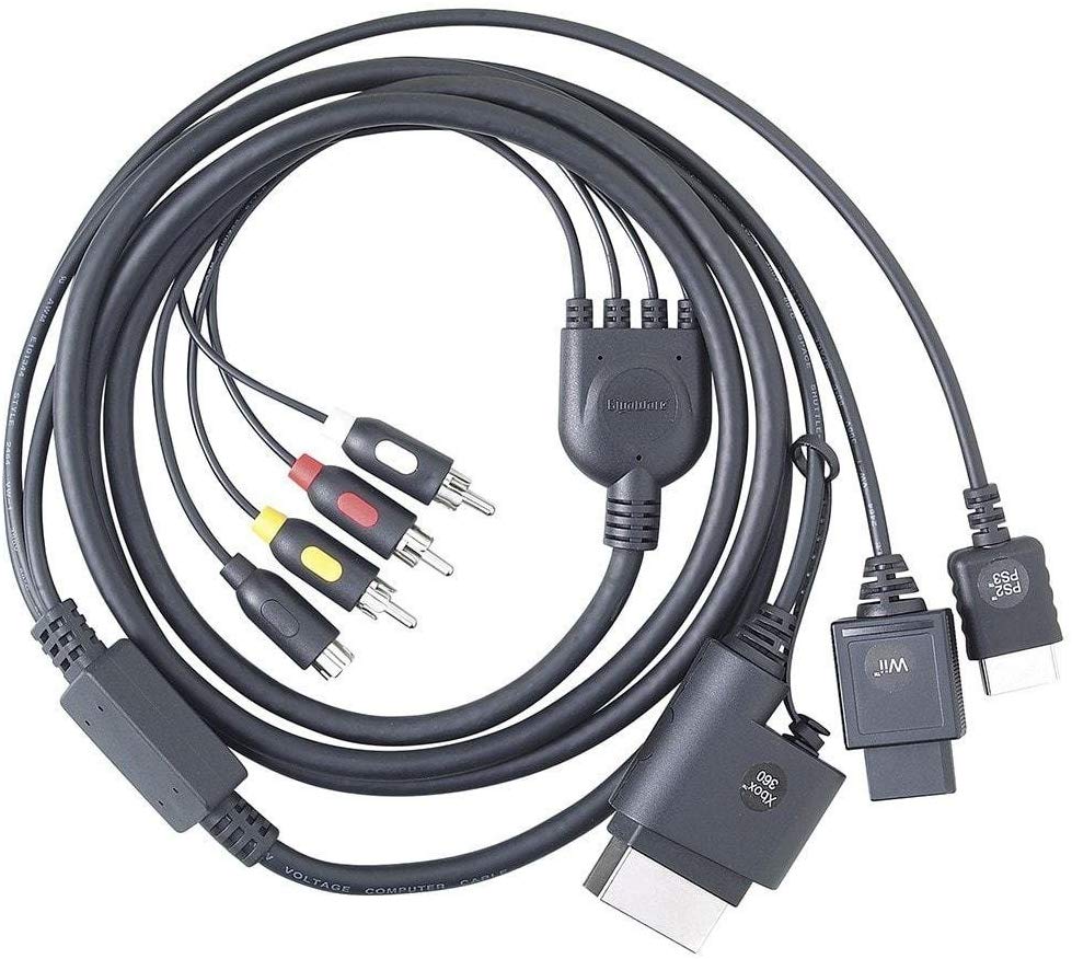 J2Games.com | Gigaware Universal Composite/S-Video Gaming Cable (Brand New).