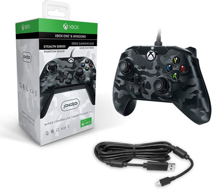 J2Games.com | PDP Stealth Series Wired Controller for Xbox One (Xbox One) (Brand New).