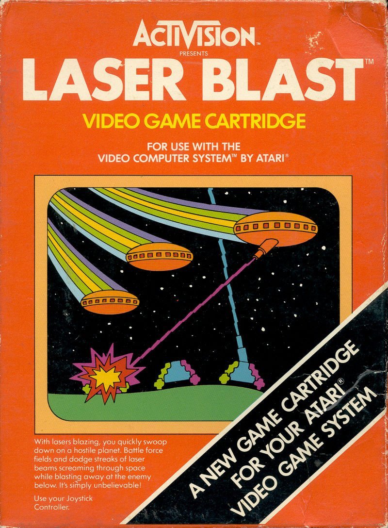 J2Games.com | Laser Blast (Atari 2600) (Pre-Played - Game Only).