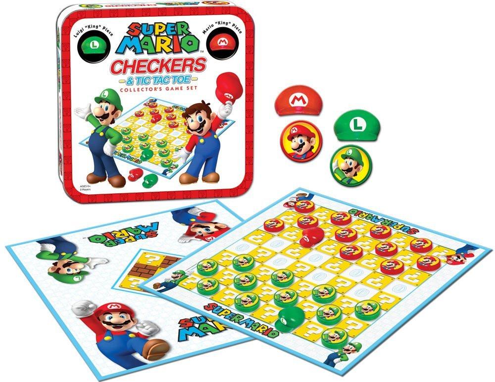 J2Games.com | Checkers Super Mario (USAopoly) (Brand New).