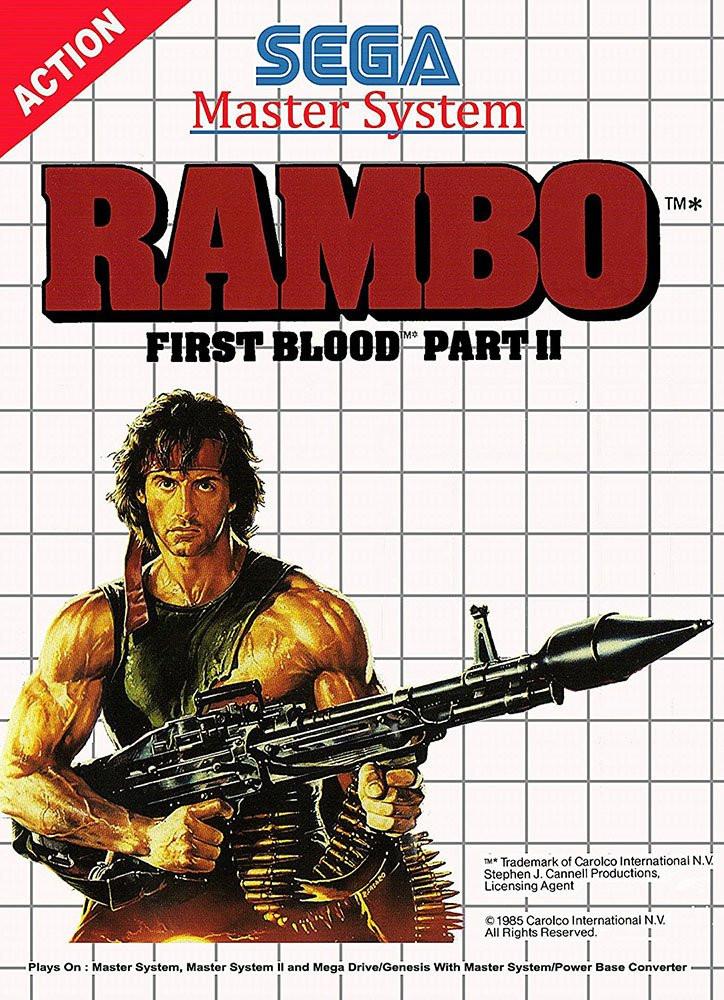 J2Games.com | Rambo (Sega Master System) (Pre-Played - Game Only).