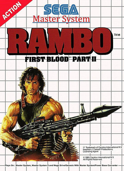 J2Games.com | Rambo (Sega Master System) (Pre-Played - Game Only).