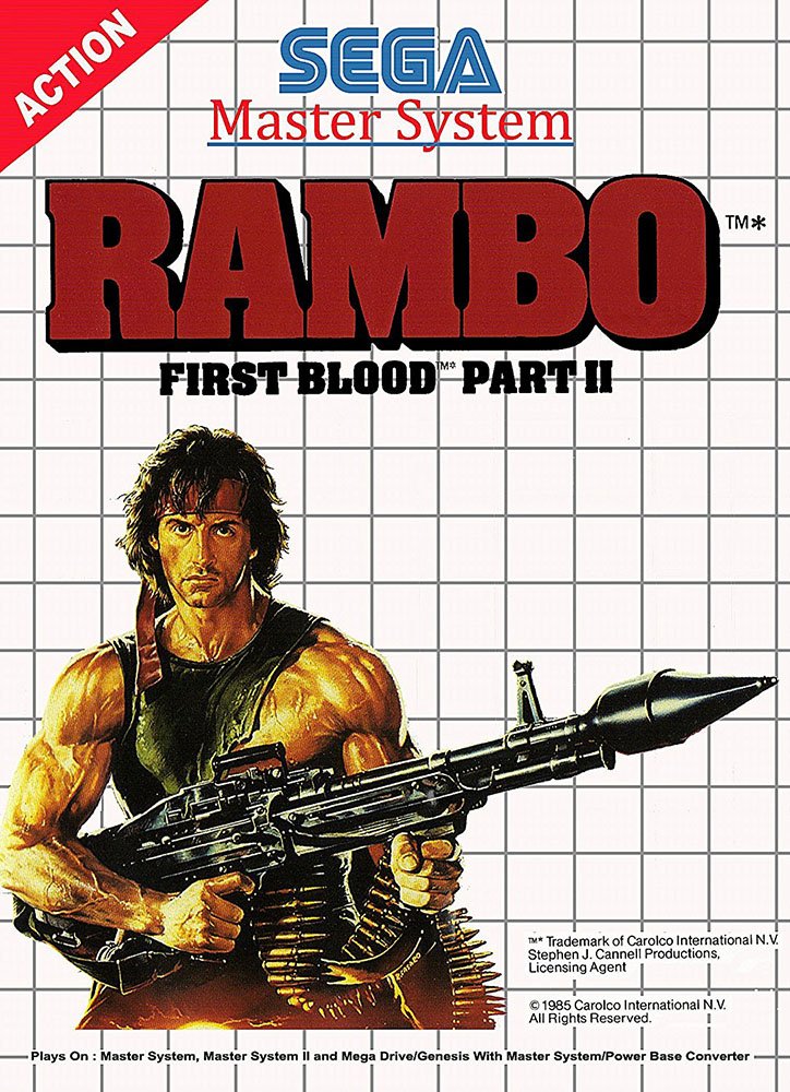 Rambo: Primera Sangre Parte II (Sega Master System)