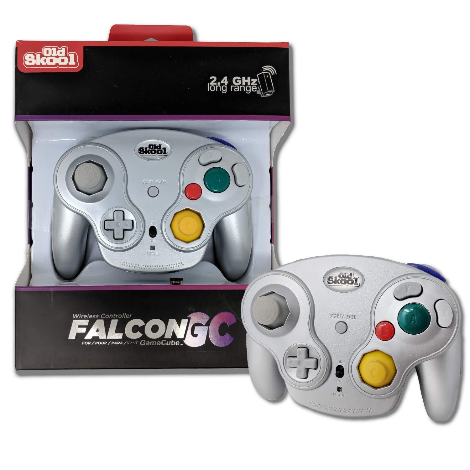 J2Games.com | Silver Falcon Wireless Controller (Nintendo Gamecube) (Brand New).
