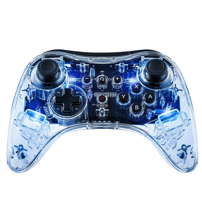 Mando inalámbrico Pro WiiU Afterglow: azul firma (WiiU) 