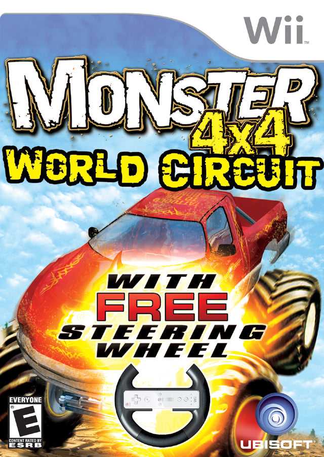 Monster 4X4: World Circuit with Steering Wheel (Wii)