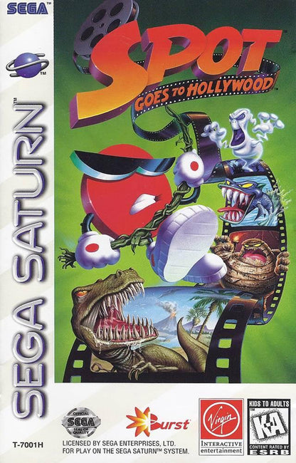 J2Games.com | Spot Goes To Hollywood (Sega Saturn) (Pre-Played - Game Only).