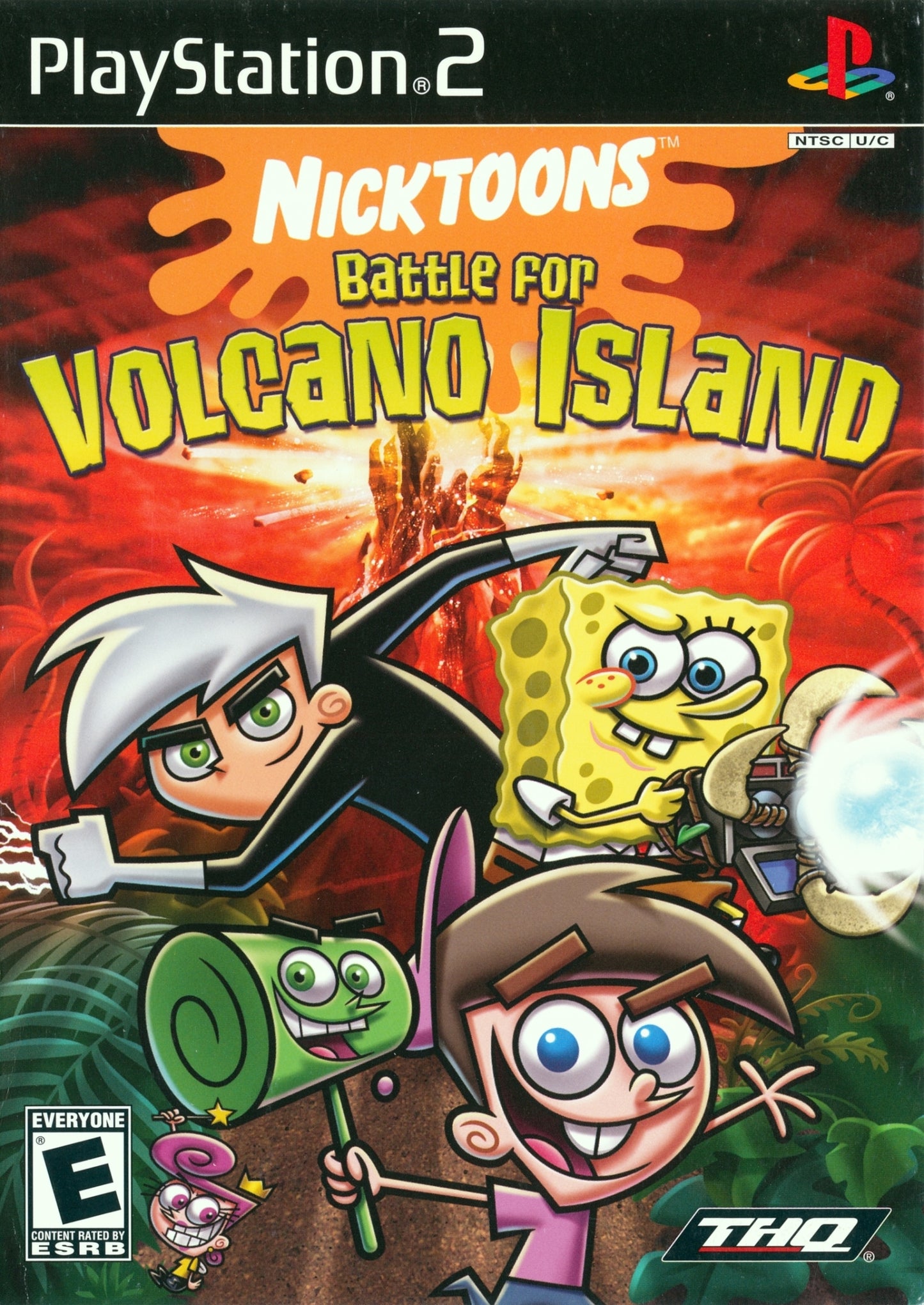 Nicktoons Batalla por la Isla Volcán (Playstation 2)