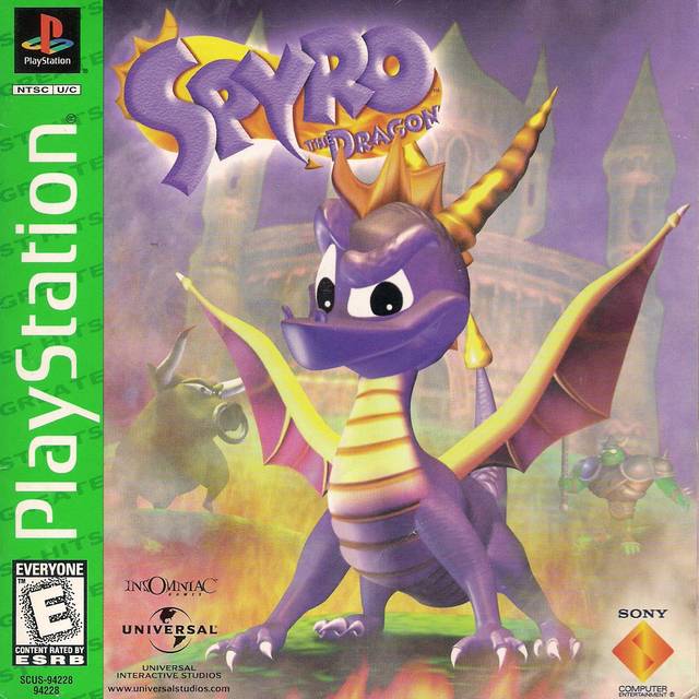 J2Games.com | Spyro the Dragon (Greatest Hits) (Playstation) (Pre-Played - Game Only).