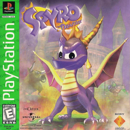 J2Games.com | Spyro the Dragon (Greatest Hits) (Playstation) (Pre-Played - Game Only).