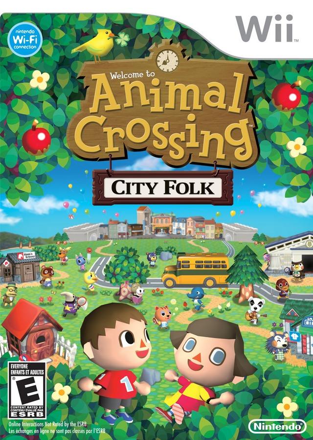 J2Games.com | Animal Crossing City Folk (Wii) (Pre-Played - Game Only).