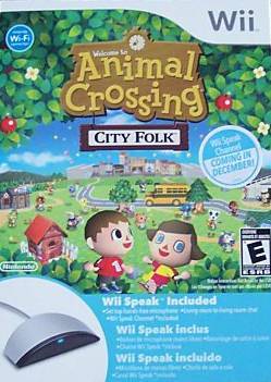 J2Games.com | Animal Crossing City Folk & Wii Speak Bundle (Wii) (Pre-Played - Game Only).