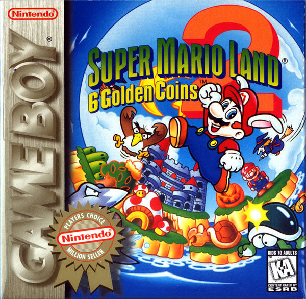 Super Mario Land 2: 6 Golden Coins [Player's Choice] (GameBoy)