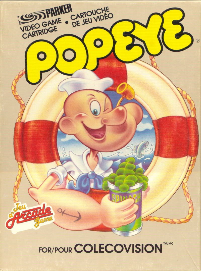 J2Games.com | Popeye (Colecovision) (Pre-Played - Game Only).