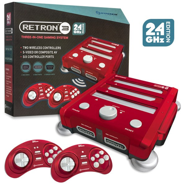 Consola de juegos RetroN 3 Laser Red (Hyperkin)