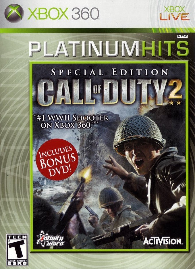 Call of Duty 2: Edición especial (Sin DVD) (Platinum Hits) (Xbox 360)