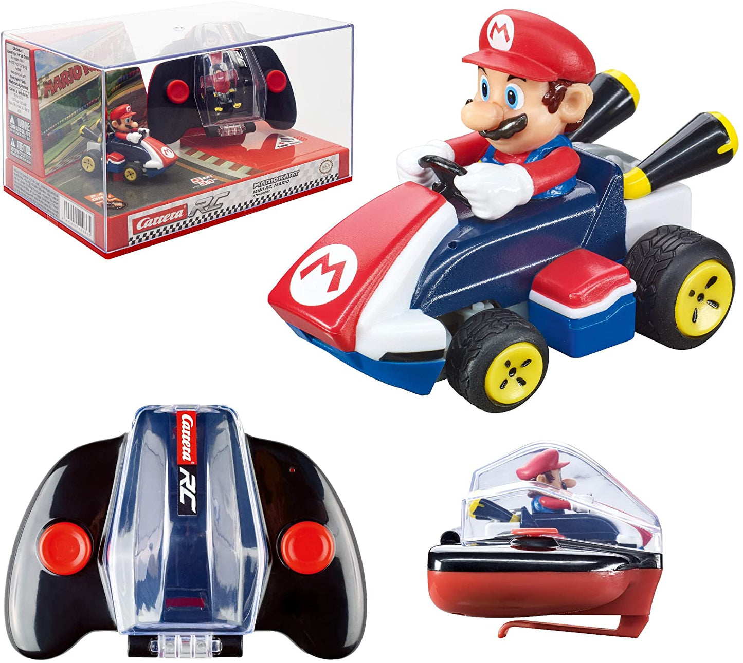 Nintendo Mario Kart Mini Collectible Remote Control Car - MARIO (Toys)