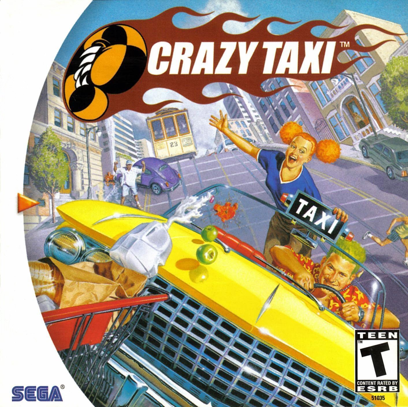 J2Games.com | Crazy Taxi (Sega Dreamcast) (Pre-Played - Game Only).